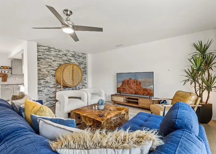 Ferienhaus Trendy 3br In Sedona: Hot Tub/fire-pit /central Location