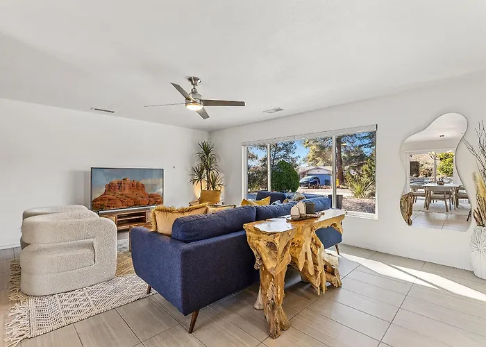 Ferienhaus Trendy 3br In Sedona: Hot Tub/fire-pit /central Location *